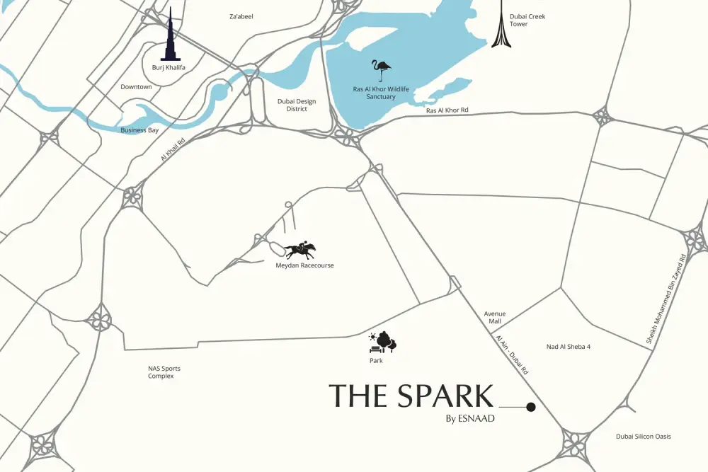 The Spark by Esnaad Location