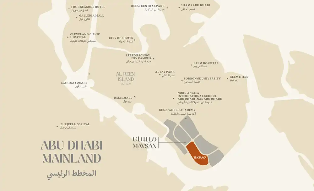 Thoraya at Reem Island location