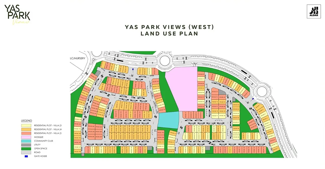 Yas Park Views Villas Master Plan